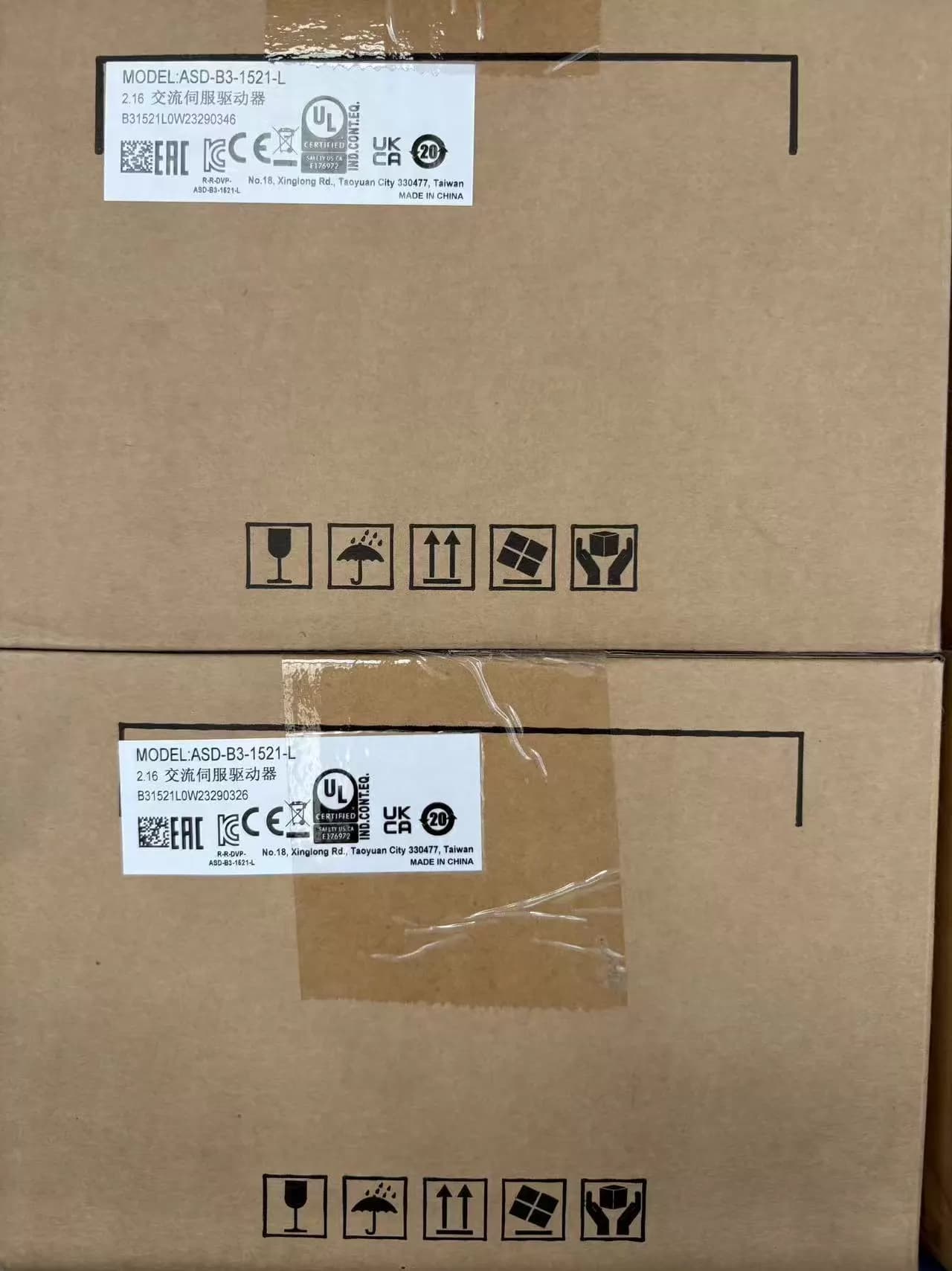 100 % splinterny original og ægte Delta ASD-B3-1521-L/1,5KW Frekvensomformere Drive Servo Motor