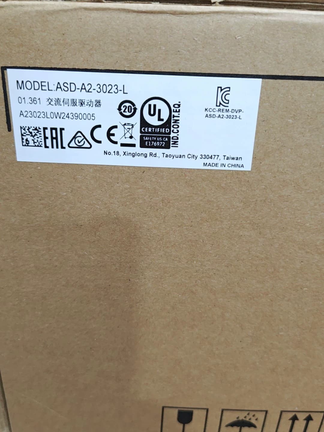 100 % helt nye originale og ægte Delta ASD-B3-3023-L Frekvensomformere Drive Servo Motor