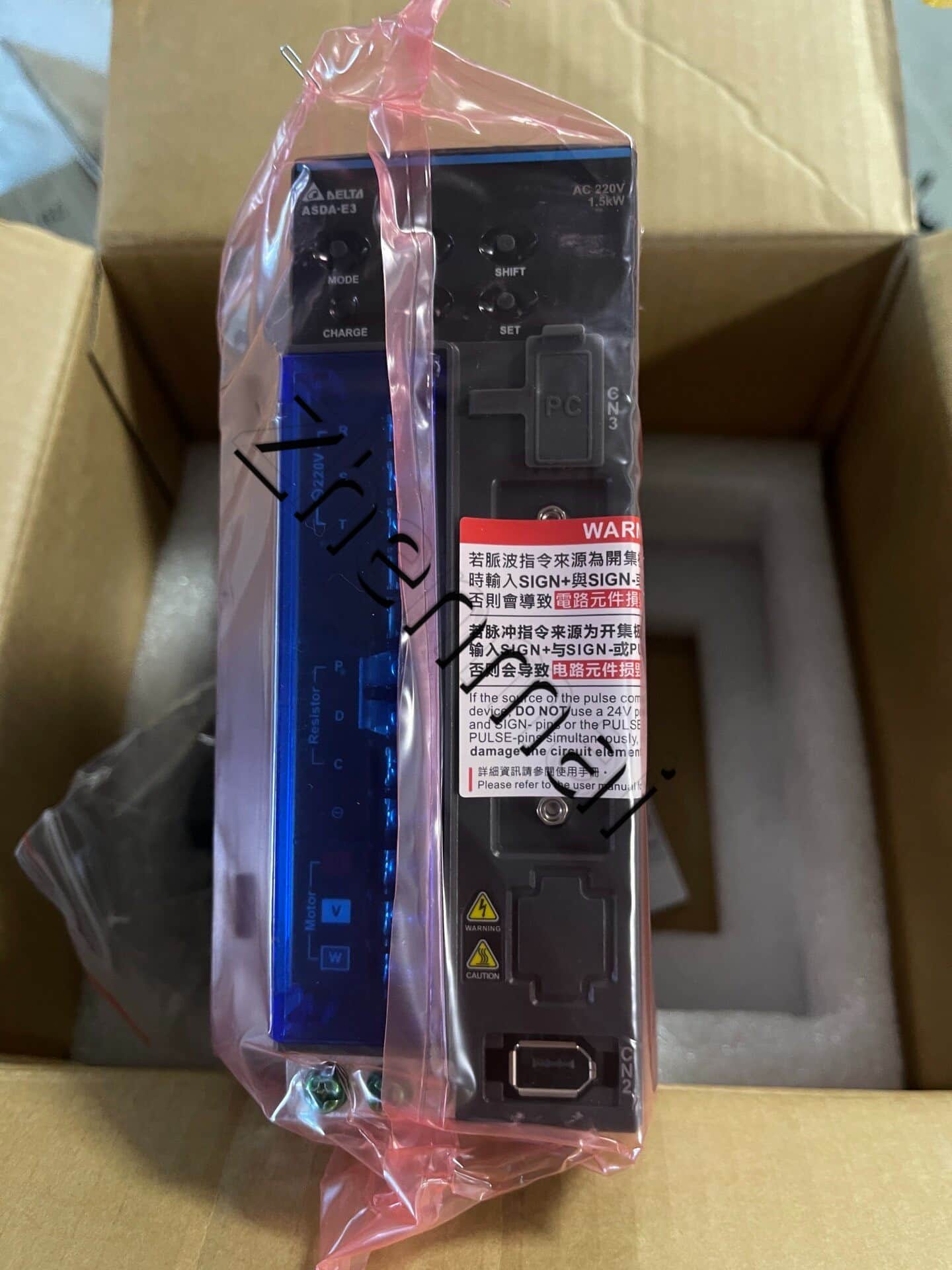 100% helt ny original og ægte Delta ASD-E3-1521-L Frekvensomformere Drive Servo Motor