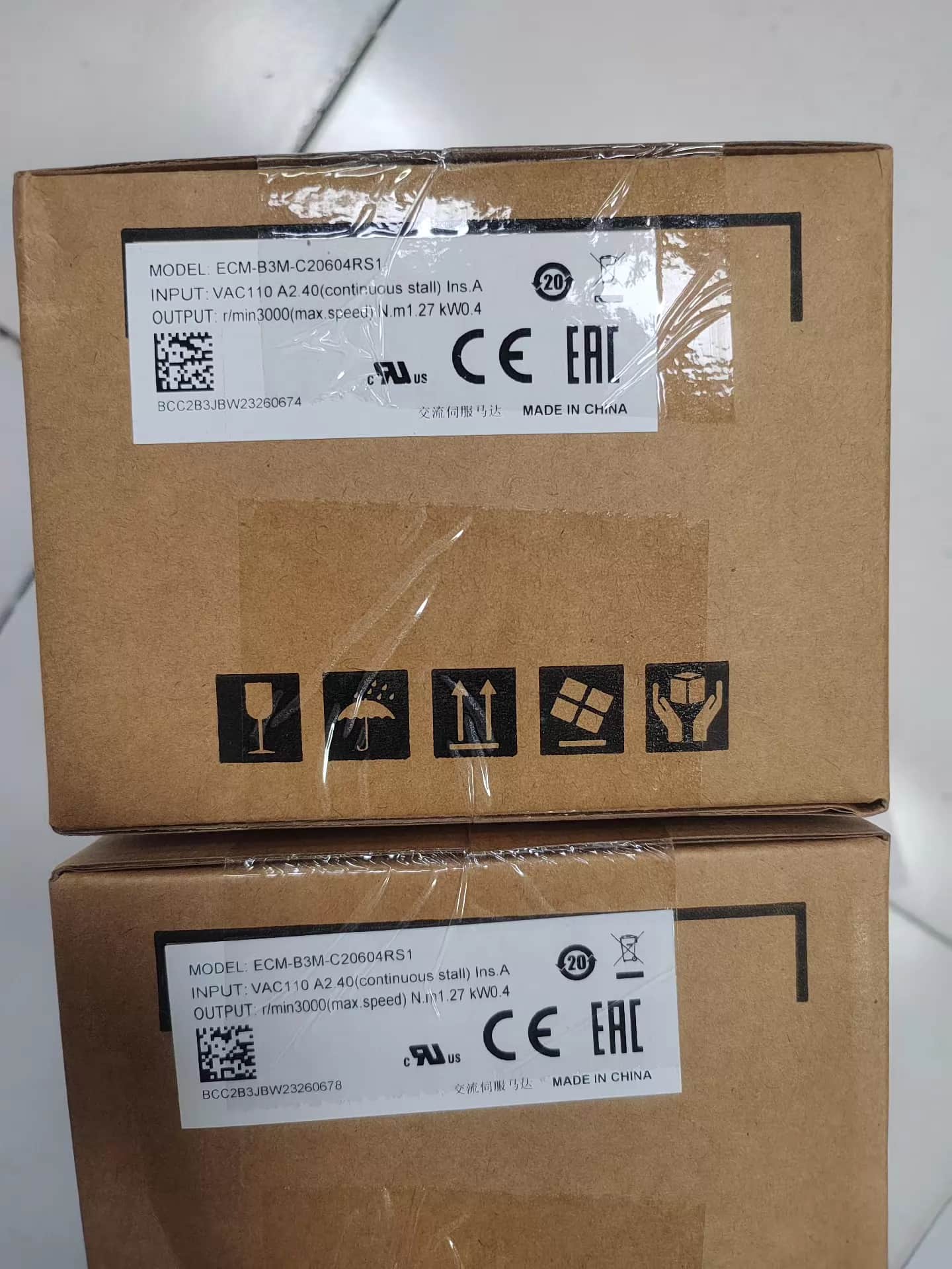100% helt ny original og ægte Delta ECM-B3M-C20604RS1 Frekvensomformere Drive Servo Motor