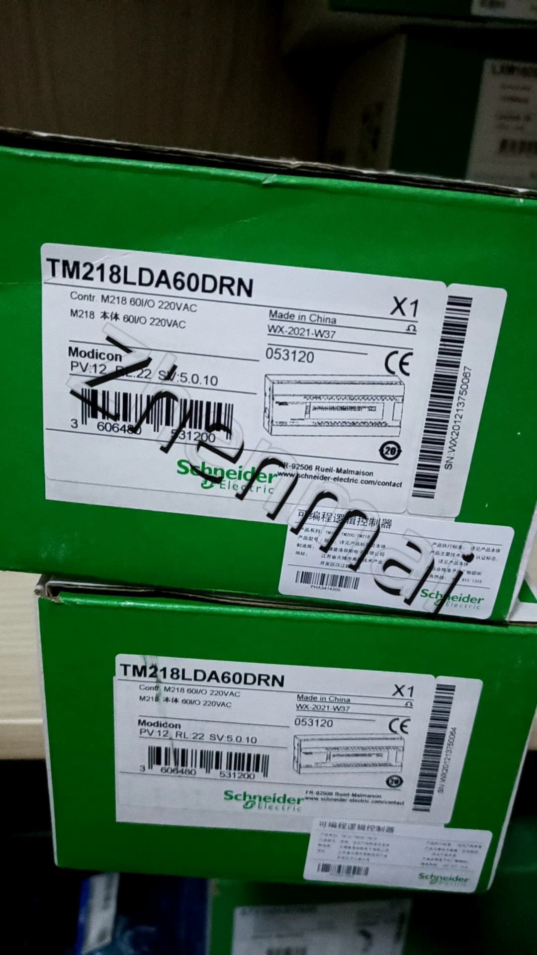 100% helt nye, originale og ægte Schneider TM218LDA60DRN Frekvensomformere, afbrydere, kontaktorer, beskyttelsesanordninger