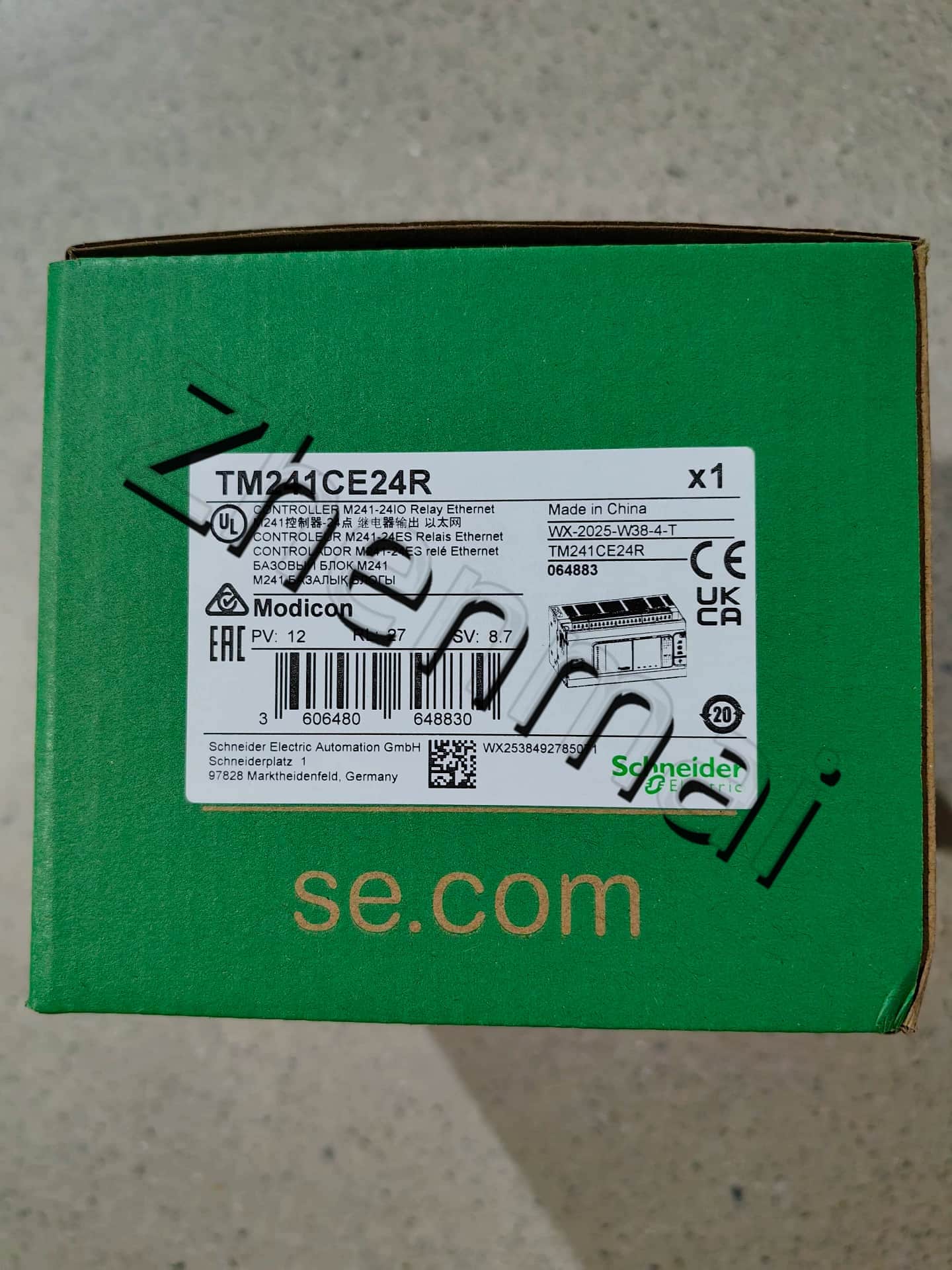 100% helt nye, originale og ægte Schneider TM241CE24R Frekvensomformere, afbrydere, kontaktorer, beskyttelsesanordninger