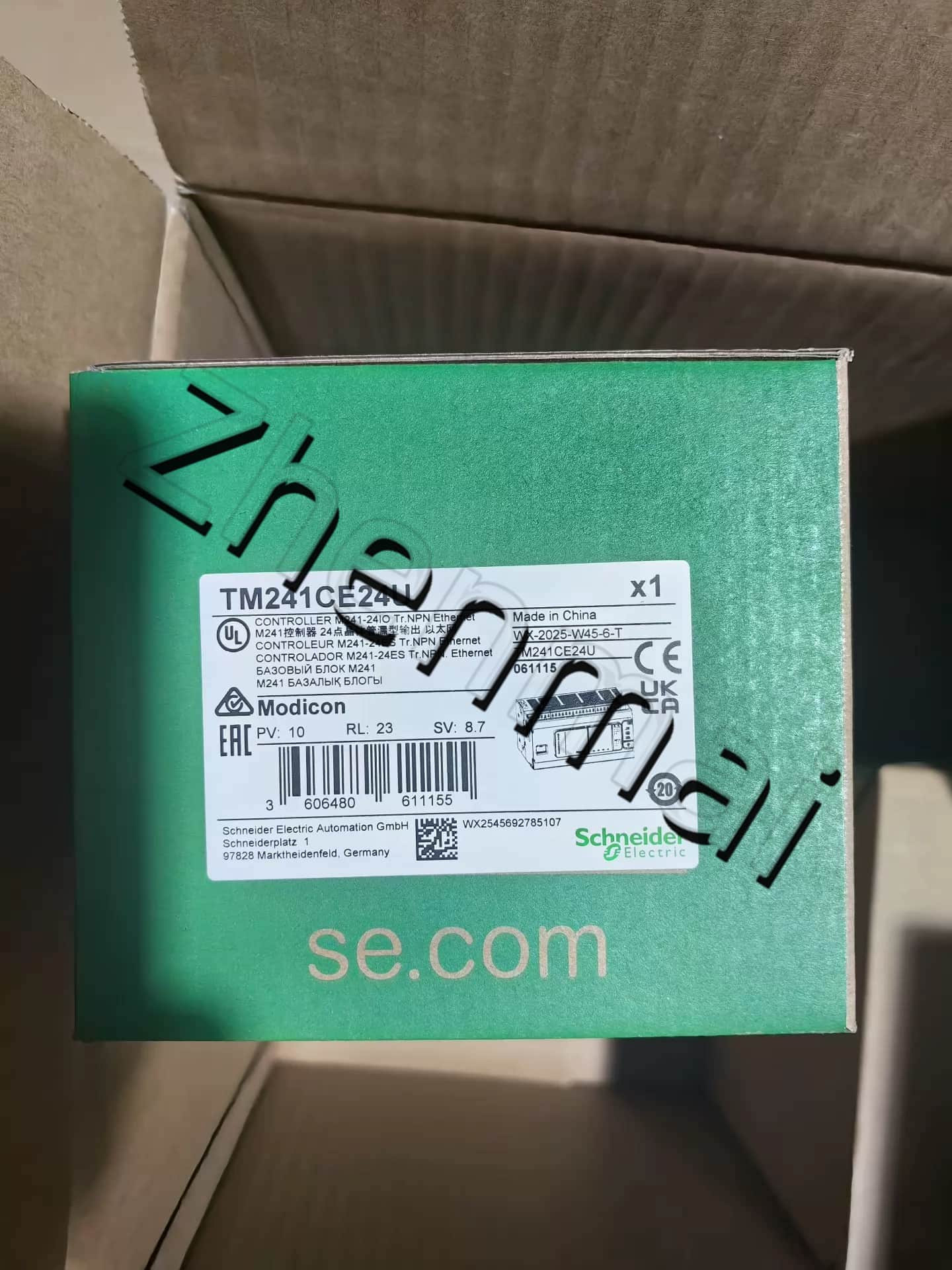 100% helt nye, originale og ægte Schneider TM241CE24U Frekvensomformere, afbrydere, kontaktorer, beskyttelsesanordninger