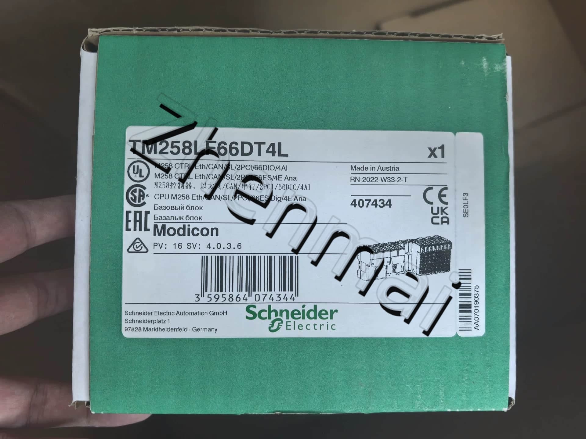 100% helt nye, originale og ægte Schneider TM258LF66DT4L Frekvensomformere, afbrydere, kontaktorer, beskyttelsesanordninger
