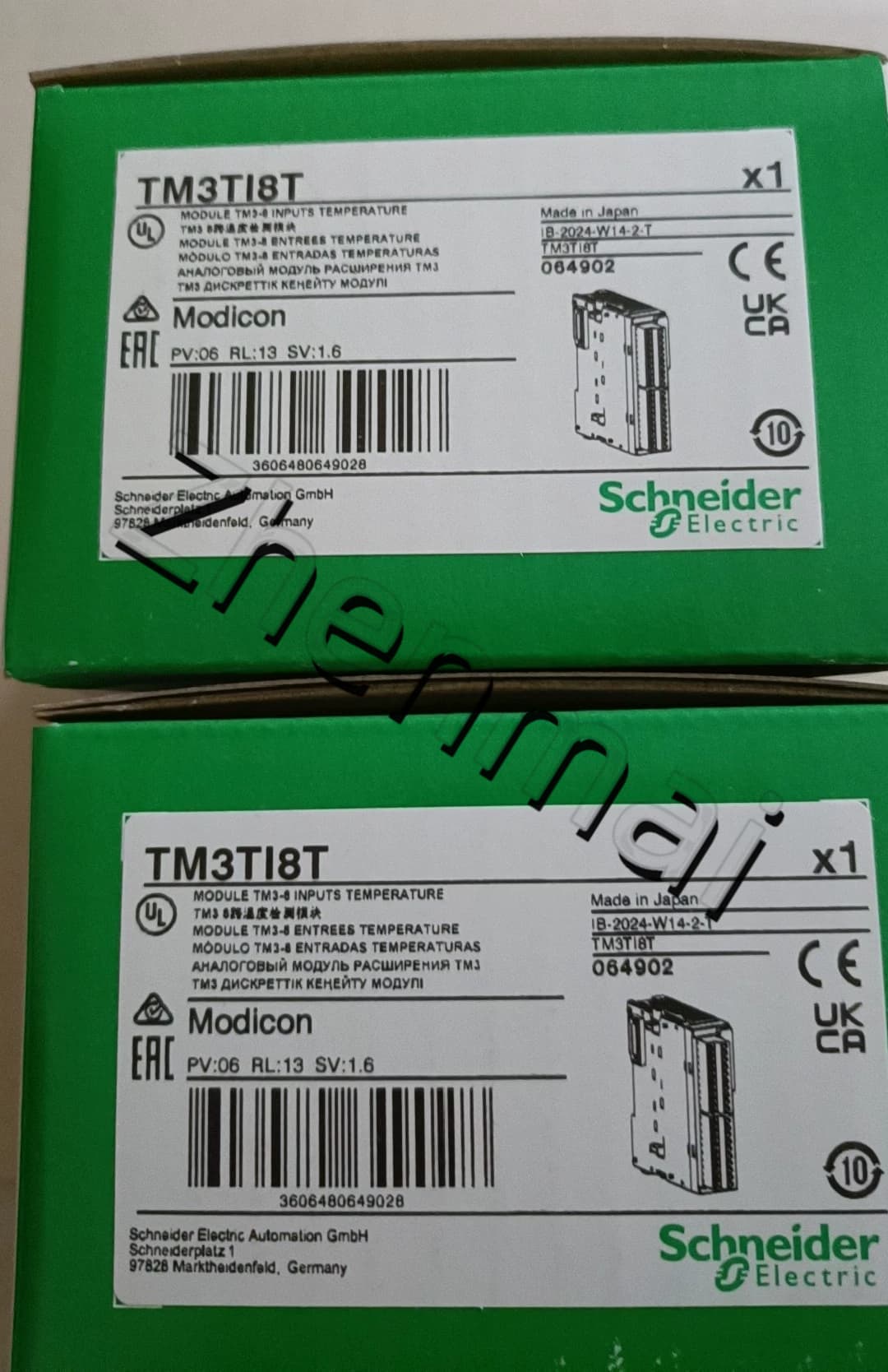 100% helt nye, originale og ægte Schneider TM3TI8T frekvensomformere, afbrydere, kontaktorer, beskyttelsesanordninger