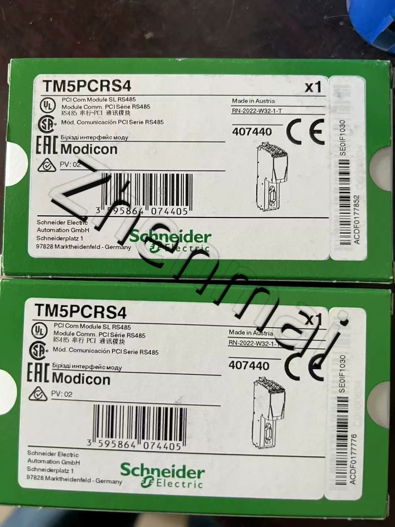 100% helt nye, originale og ægte Schneider TM5PCRS4 frekvensomformere, afbrydere, kontaktorer, beskyttelsesanordninger