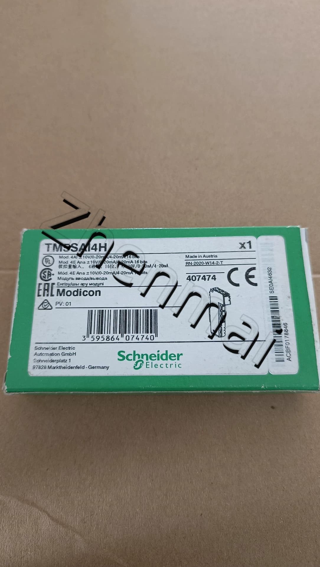 100% helt nye, originale og ægte Schneider TM5SAI4H Frekvensomformere, afbrydere, kontaktorer, beskyttelsesanordninger