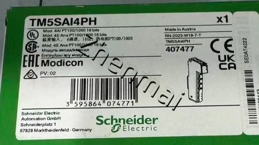 100% helt nye, originale og ægte Schneider TM5SAI4PH Frekvensomformere, afbrydere, kontaktorer, beskyttelsesanordninger