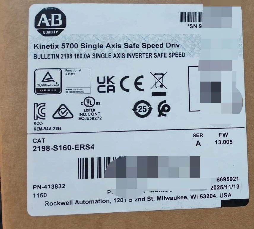 2198-S160-ERS4 Kinetix 5700 servo, helt ny og ægte