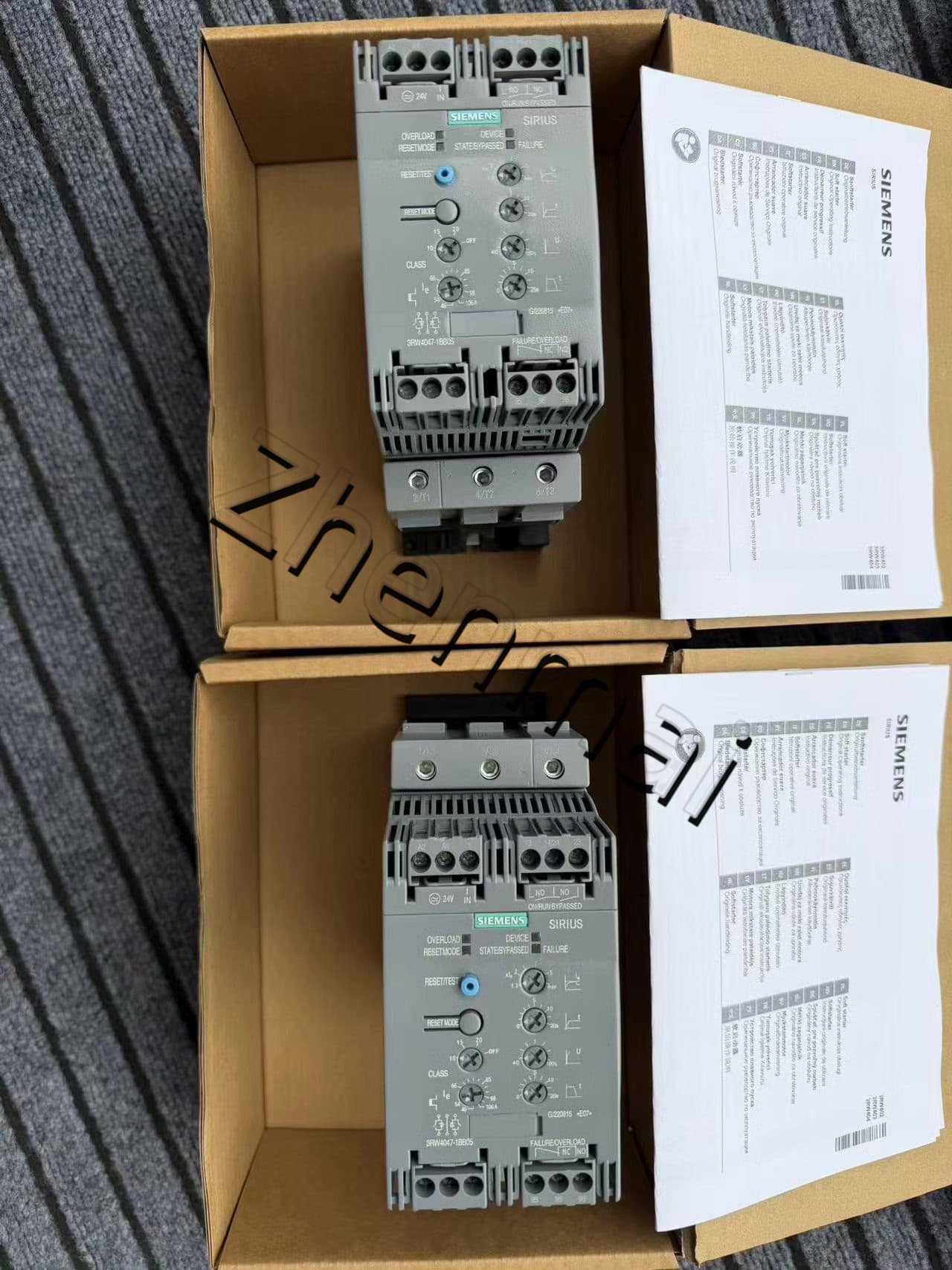 Splinterny, ægte, fabriksrettet Siemens 3RW4047-1BB05 Soft Starter SIRIUS SOFT STARTER