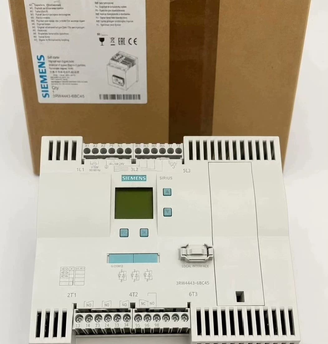 Splinterny, ægte, fabriksrettet Siemens 3RW4076-2BB44 Soft Starter SIRIUS SOFT STARTER