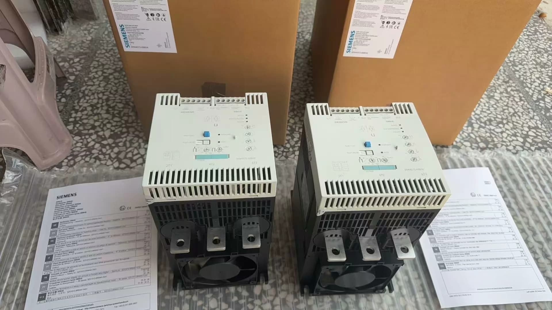 Splinterny, ægte, fabriksindstillet Siemens 3RW4447-6BC35 Soft Starter SIRIUS SOFT STARTER