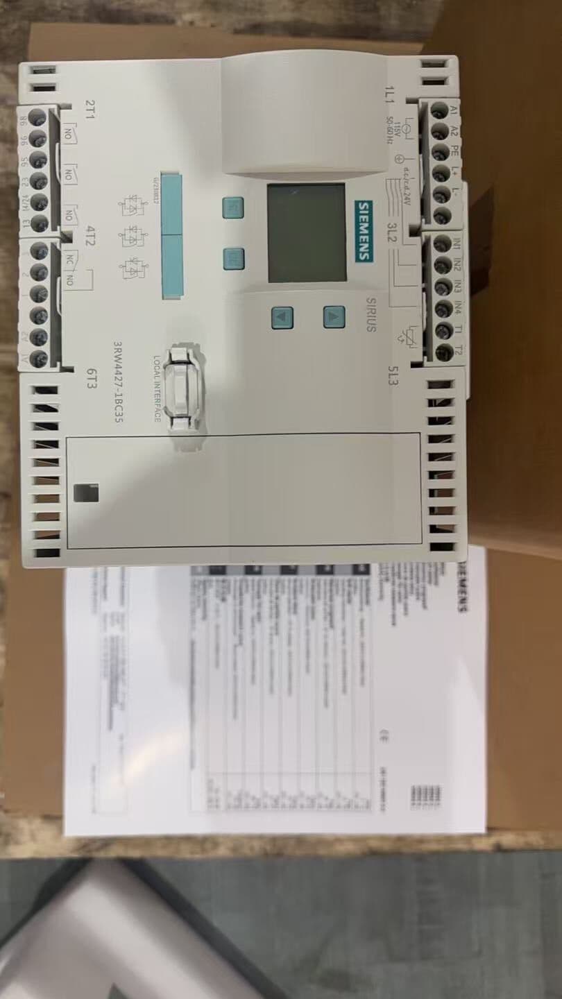 Splinterny, ægte, fabriksrettet Siemens 3RW4455-6BC44 Soft Starter SIRIUS SOFT STARTER