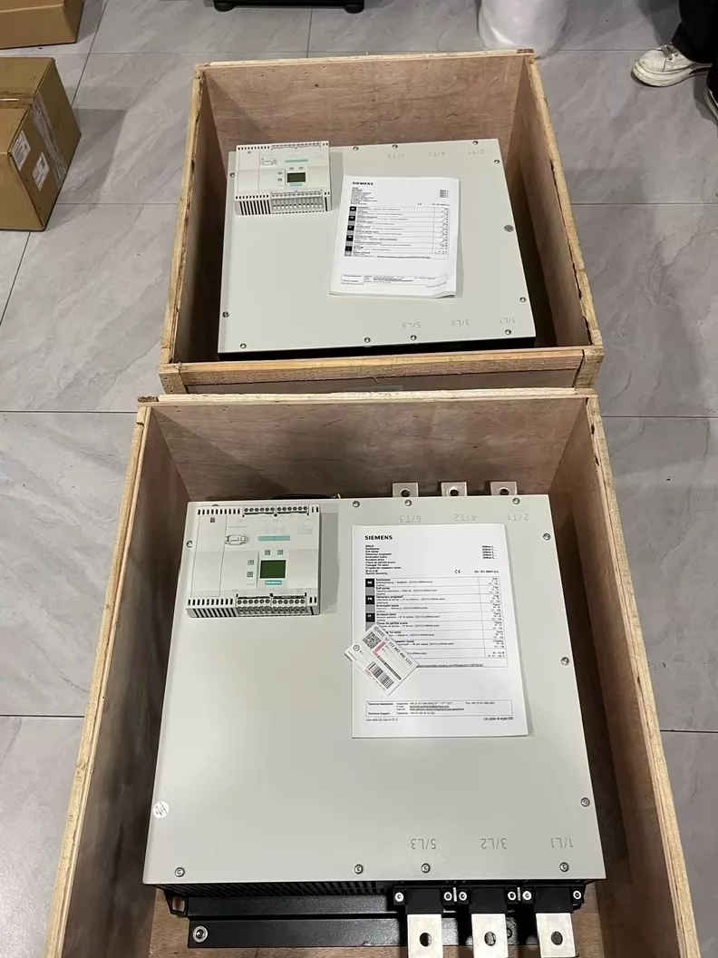 Splinterny, ægte, fabriksrettet Siemens 3RW4458-2BC44 Soft Starter SIRIUS SOFT STARTER