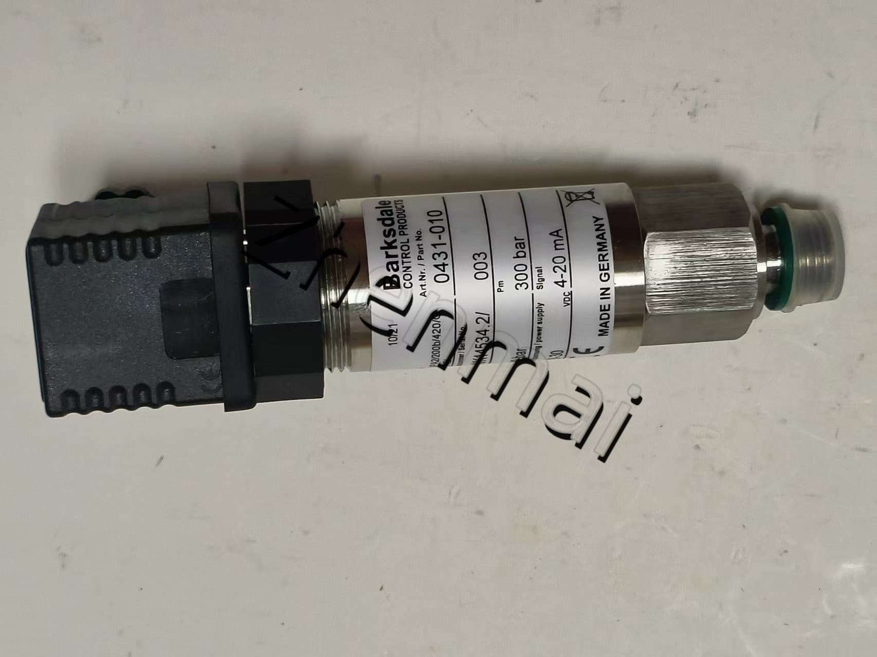 Splinterny original Barksdale 0431-010 UPA2/200b/420/G1/4E/-DC8/30V Tryksensor Niveauafbryder Flowkontakt Trykafbryder Hurtig levering