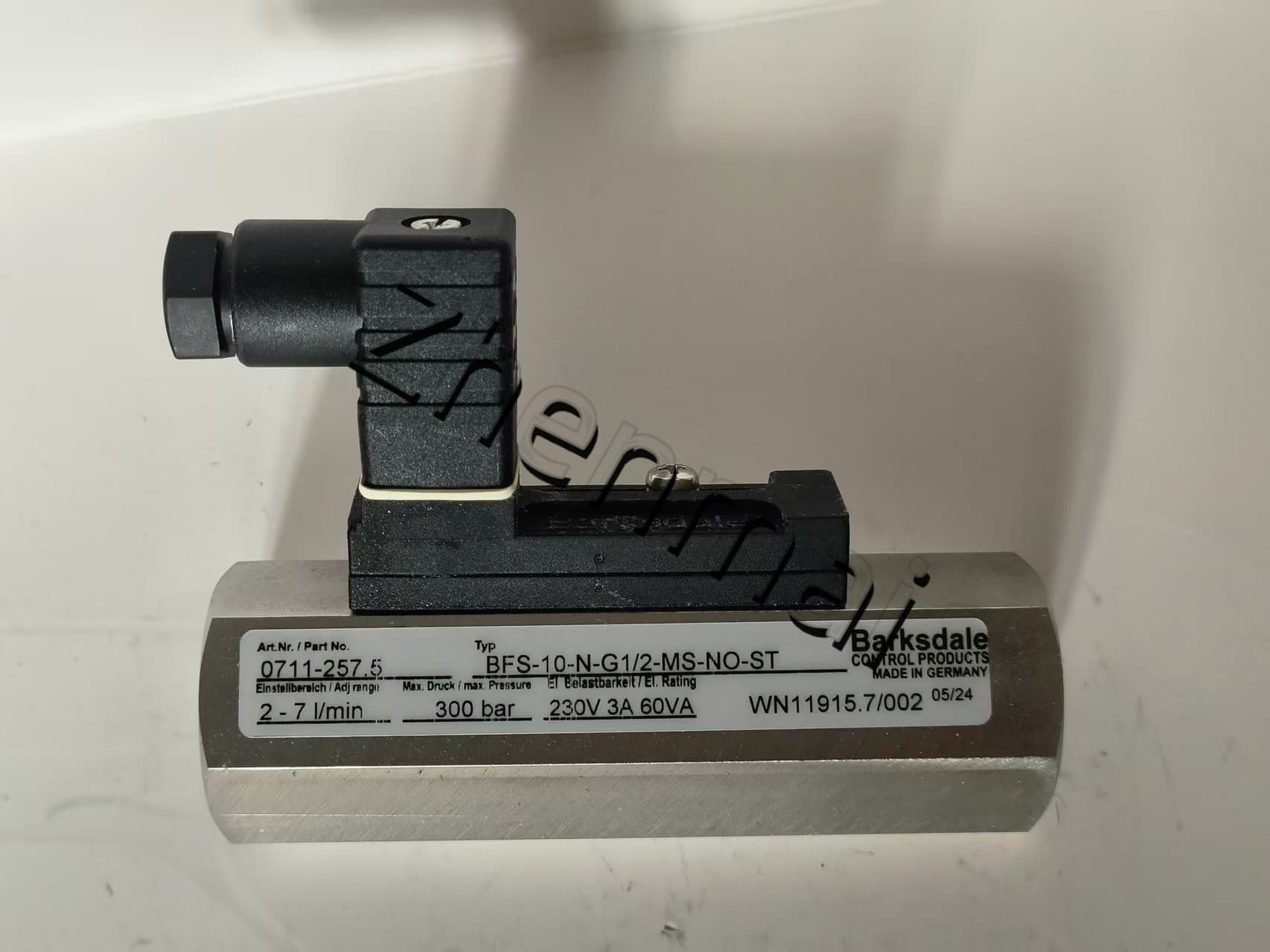 Splinterny original Barksdale 0711-257.5 Tryksensor Niveauafbryder Flowkontakt Trykafbryder Hurtig levering