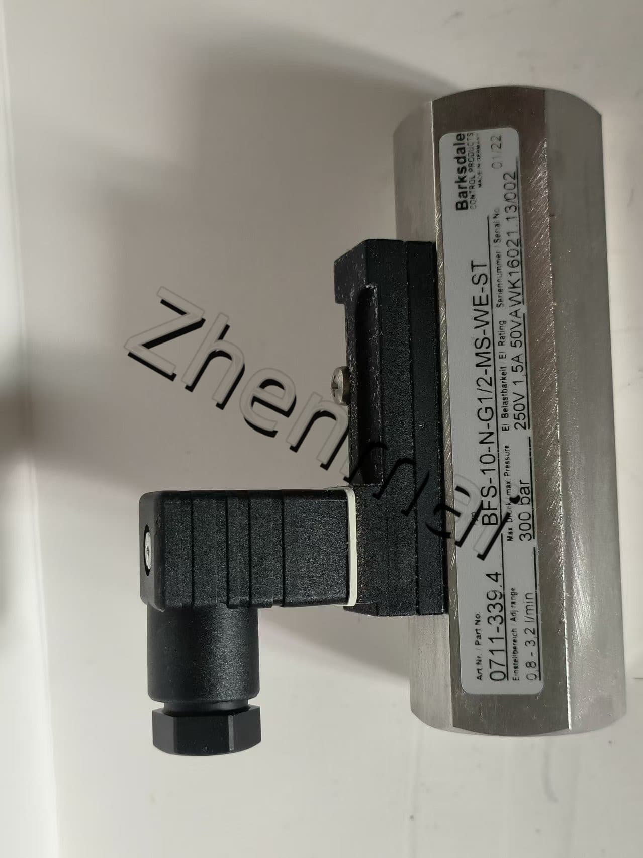 Splinterny original Barksdale 0711-339.4 Tryksensor Niveauafbryder Flowkontakt Trykafbryder Hurtig levering