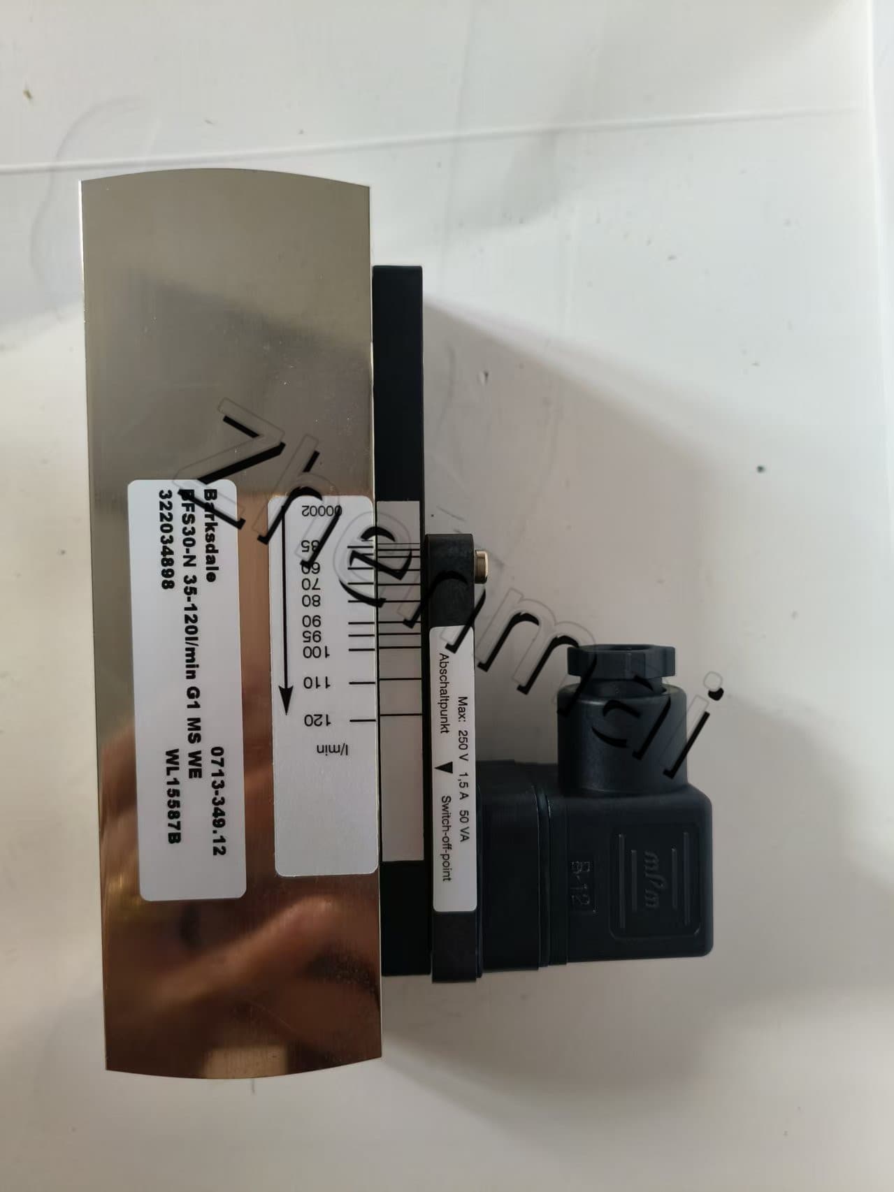 Splinterny original Barksdale 0713-349.12 Tryksensor Niveauafbryder Flowkontakt Trykafbryder Hurtig levering