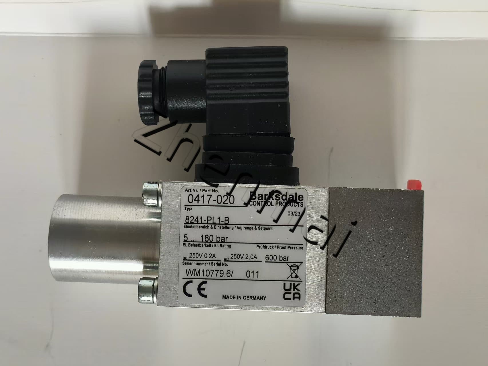 Splinterny original Barksdale 8241-PL1-B 0417-020 Tryksensor Niveauafbryder Flowkontakt Trykafbryder Hurtig levering