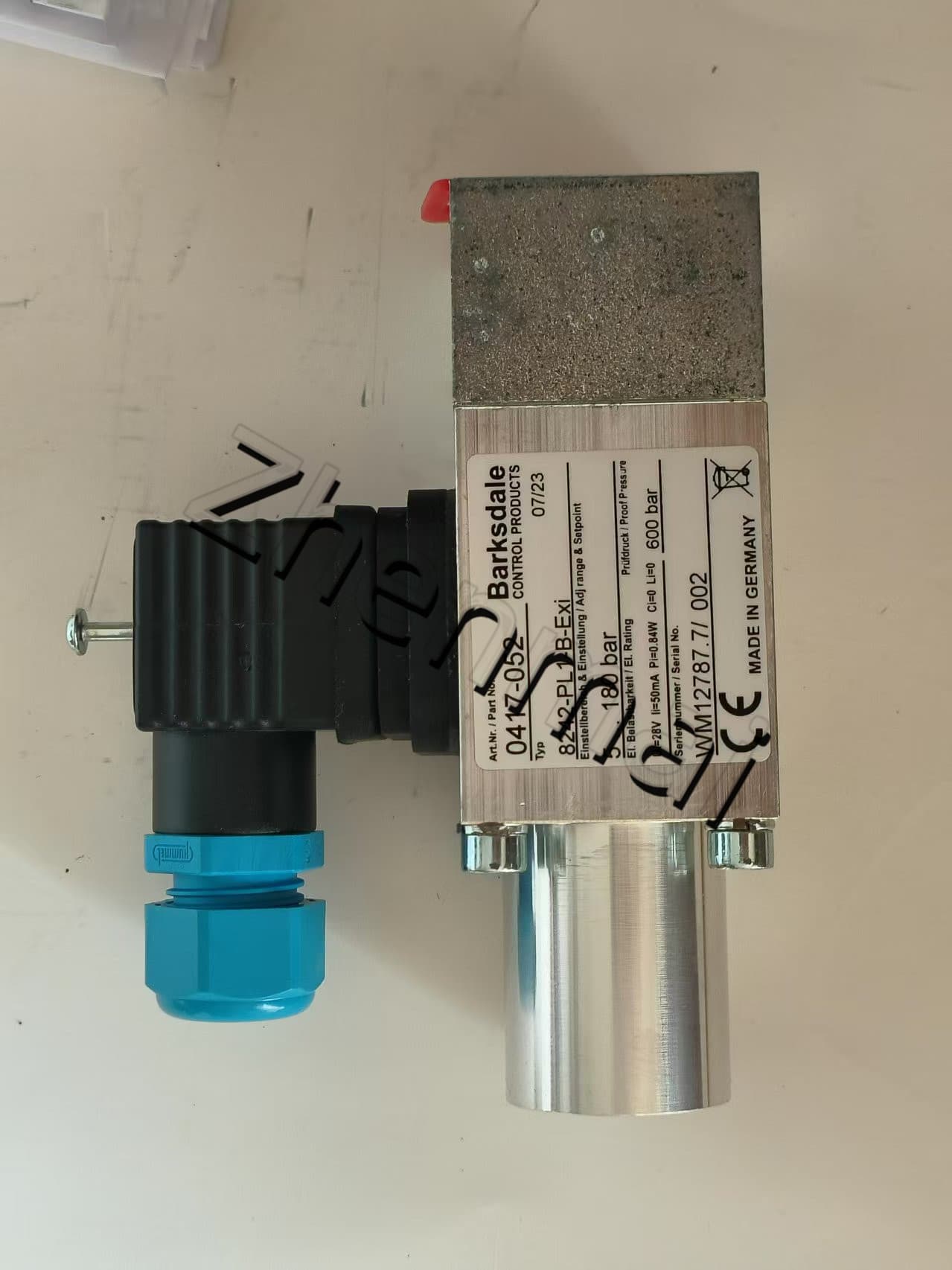 Splinterny original Barksdale 8242-PL1-B-EXI 0417-052 Tryksensor Niveauafbryder Flowkontakt Trykafbryder Hurtig levering