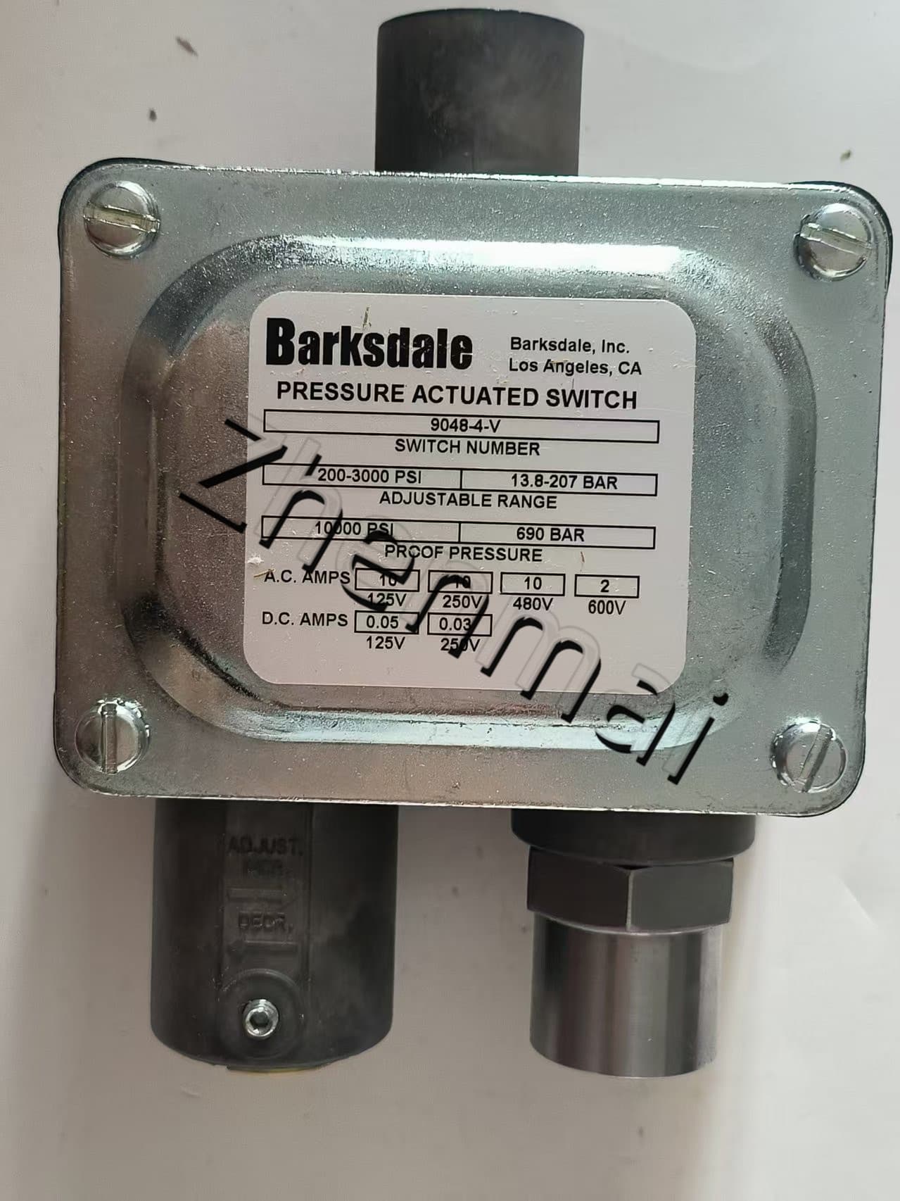 Splinterny original Barksdale 9048-4-V Tryksensor Niveauafbryder Flowkontakt Trykafbryder Hurtig levering