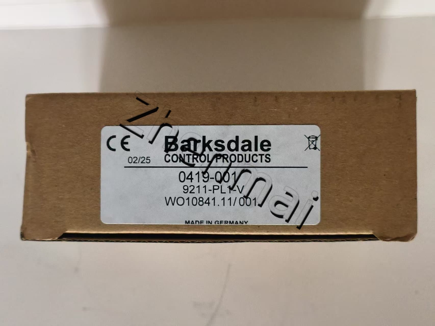 Splinterny original Barksdale 9211-PL1-V 0419-001 Tryksensor Niveauafbryder Flowkontakt Trykafbryder Hurtig levering