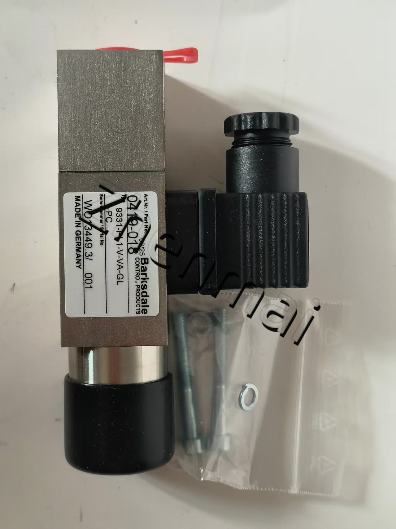 Splinterny original Barksdale 99331-PL1-V-VA-GL-PC 0419-018 Tryksensor Niveaukontakt Flowkontakt Trykafbryder Hurtig levering