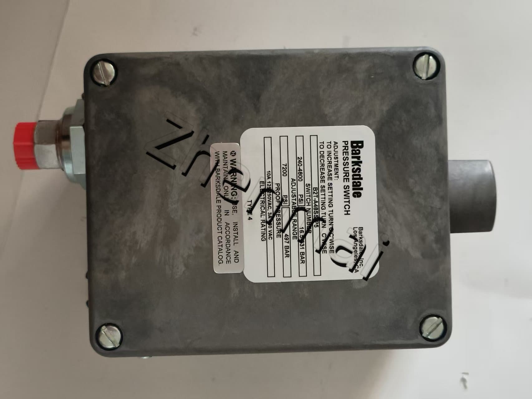 Splinterny original Barksdale BB2T-A48SS-P5 Tryksensor Niveauafbryder Flowkontakt Trykafbryder Hurtig levering