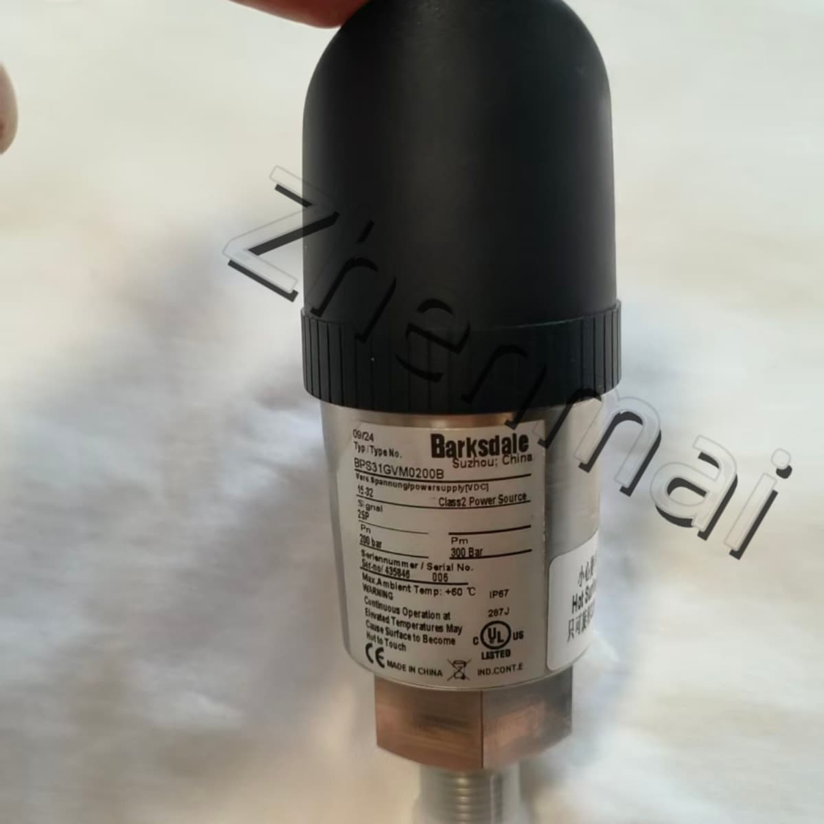 Splinterny original Barksdale BPS31GVM0200B Tryksensor Niveauafbryder Flowkontakt Trykafbryder Hurtig levering
