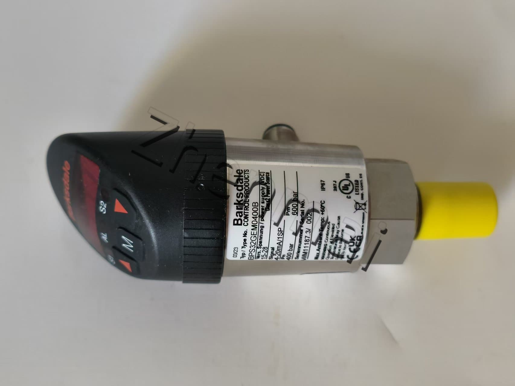 Splinterny original Barksdale BPS32GEM0400B Tryksensor Niveauafbryder Flowkontakt Trykafbryder Hurtig levering
