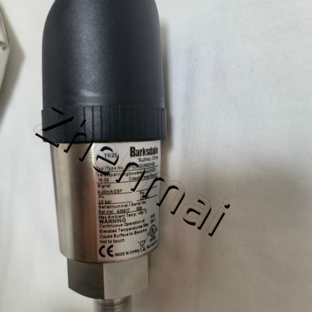Splinterny original Barksdale BPS34GVM0010B Tryksensor Niveauafbryder Flowkontakt Trykafbryder Hurtig levering