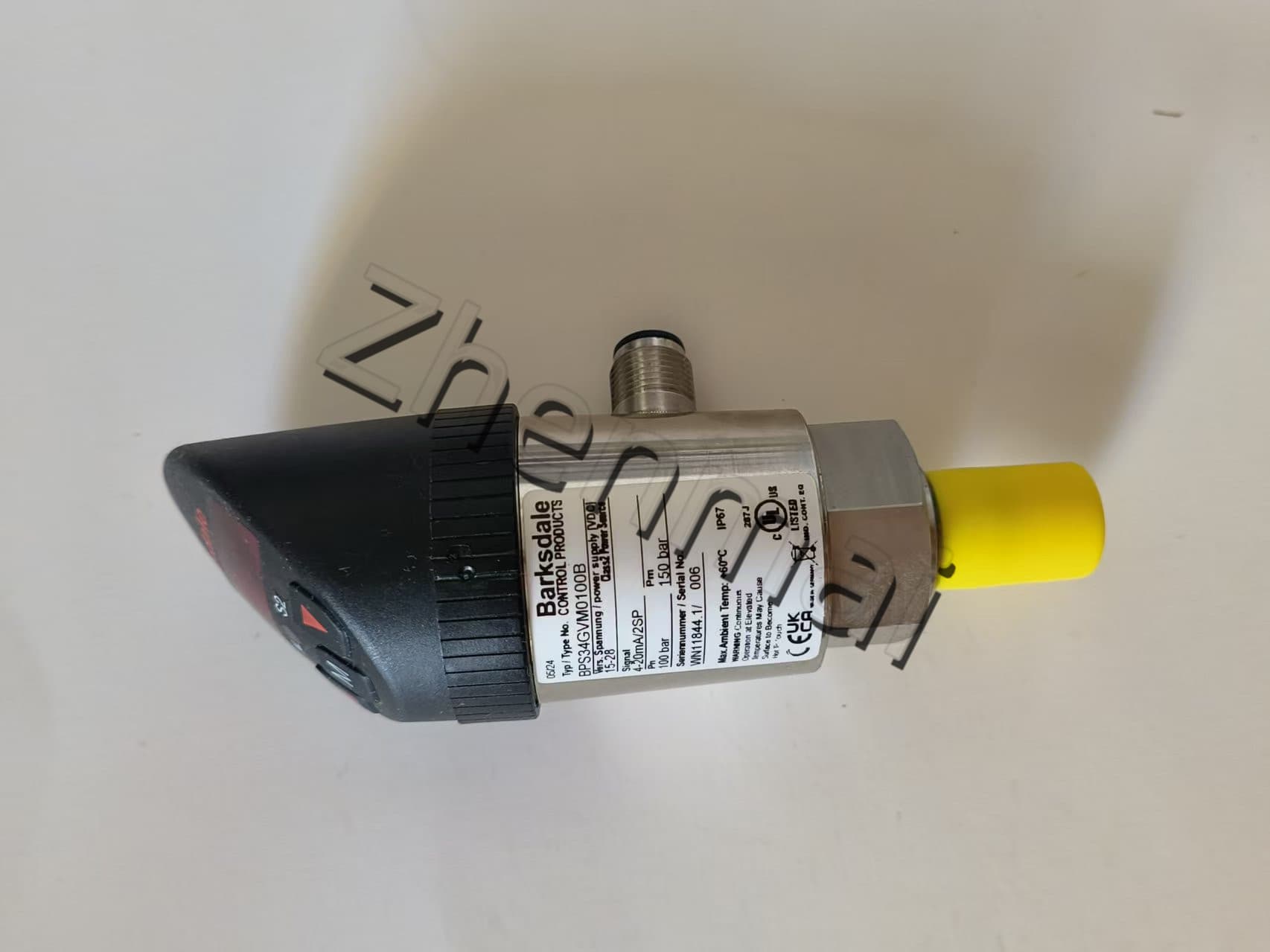 Splinterny original Barksdale BPS34GVM0100B Tryksensor Niveauafbryder Flowkontakt Trykafbryder Hurtig levering