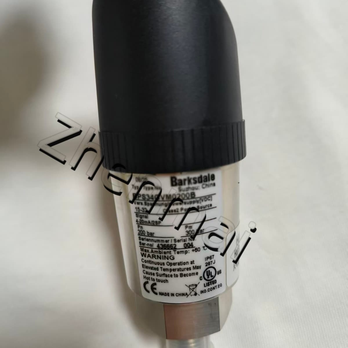 Splinterny original Barksdale BPS34GVM0200B Tryksensor Niveauafbryder Flowkontakt Trykafbryder Hurtig levering