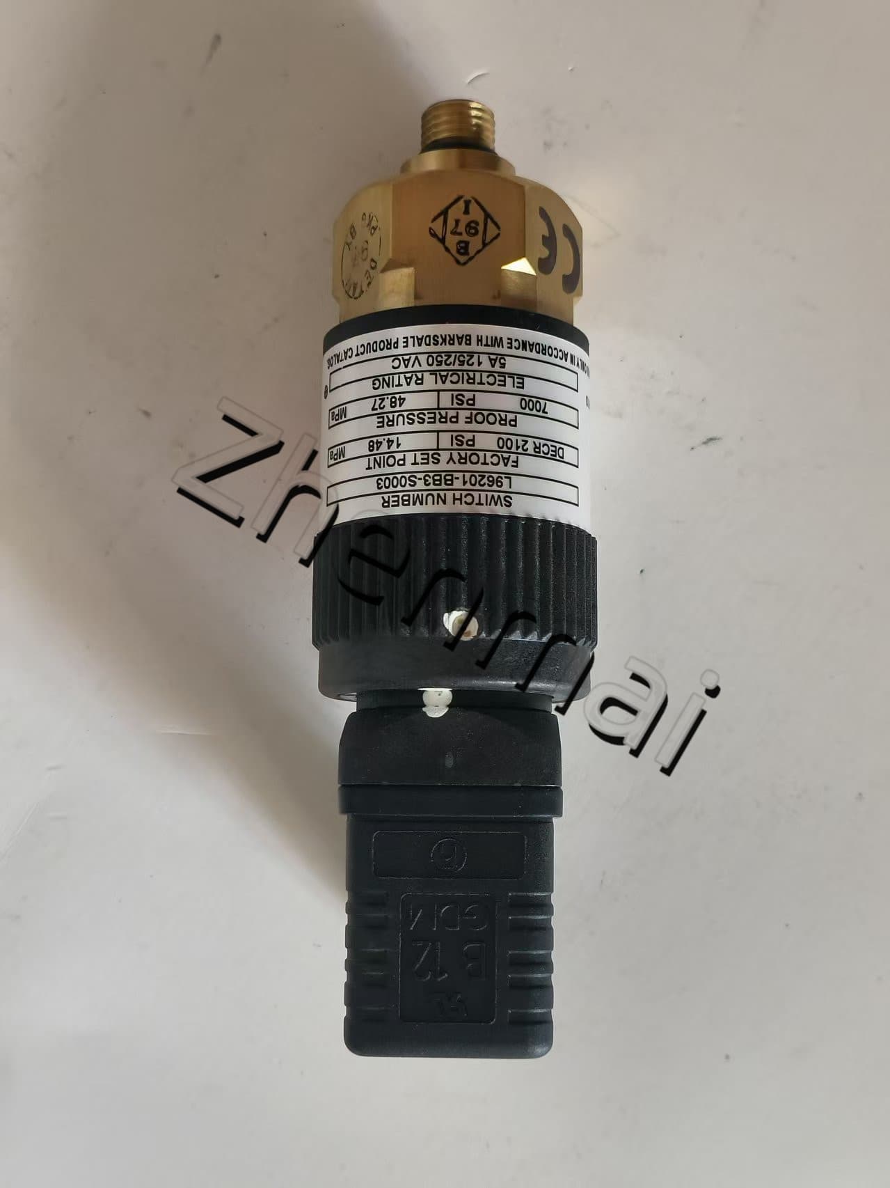 Splinterny original Barksdale L96201-BB3-S0003 Tryksensor Niveauafbryder Flowkontakt Trykafbryder Hurtig levering