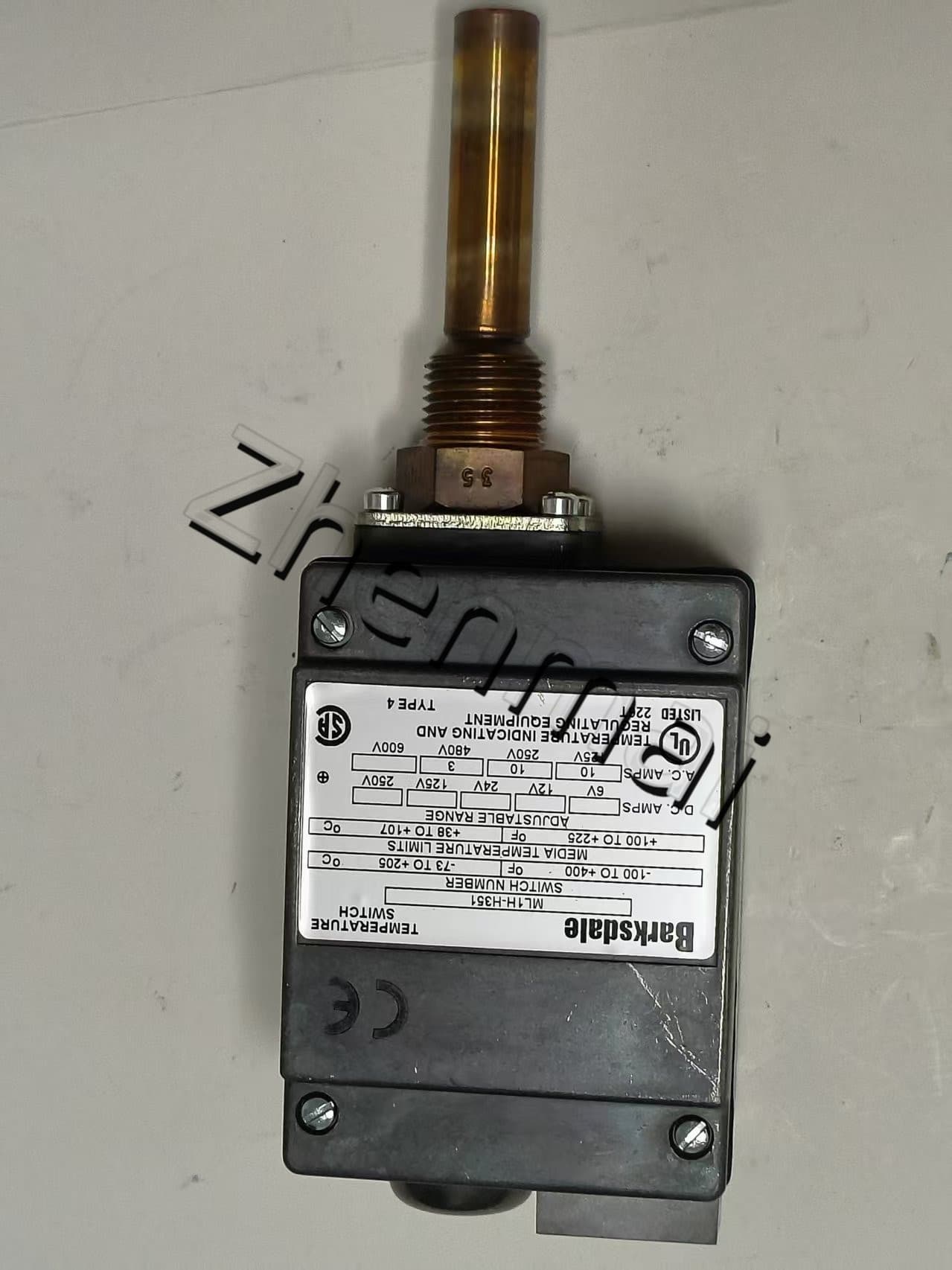 Splinterny original Barksdale ML1H-H351 Tryksensor Niveaukontakt Flowkontakt Trykkontakt Hurtig levering