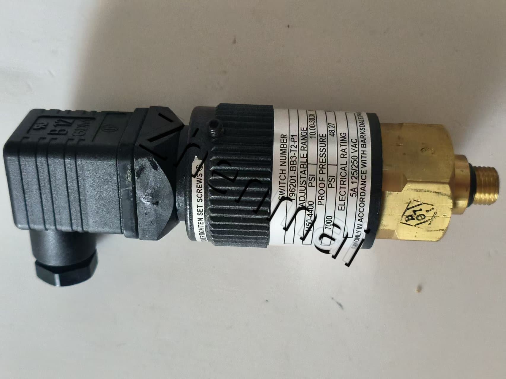 Splinterny original Barksdale T96201-BB3-T2-P1 Tryksensor Niveaukontakt Flowkontakt Trykkontakt Hurtig levering