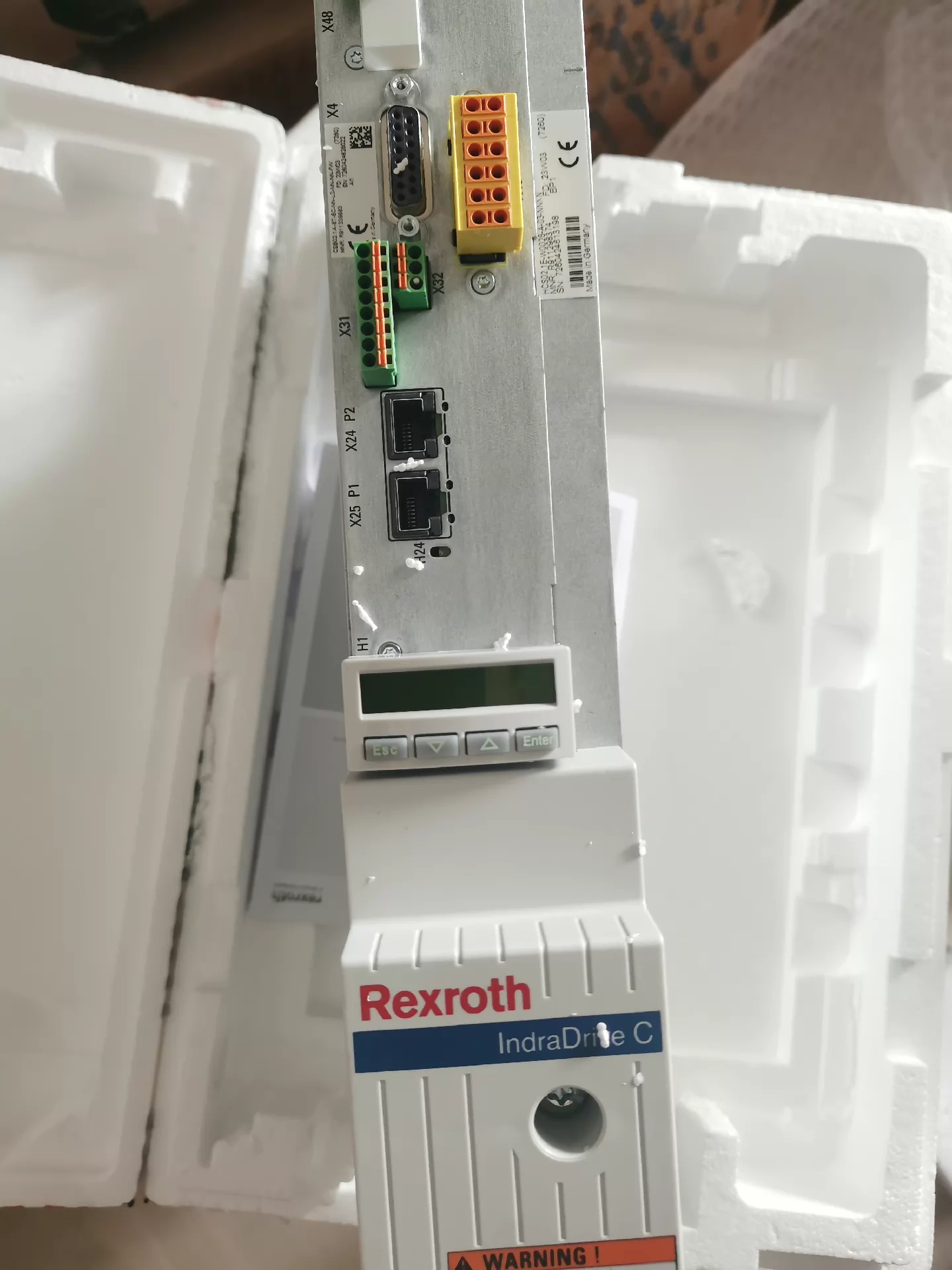 Splinterny original Bosch Rexroth servomotor CSB02.1A-ET-EC-NN-L3-NN-NN-FW servomotor Hurtig levering