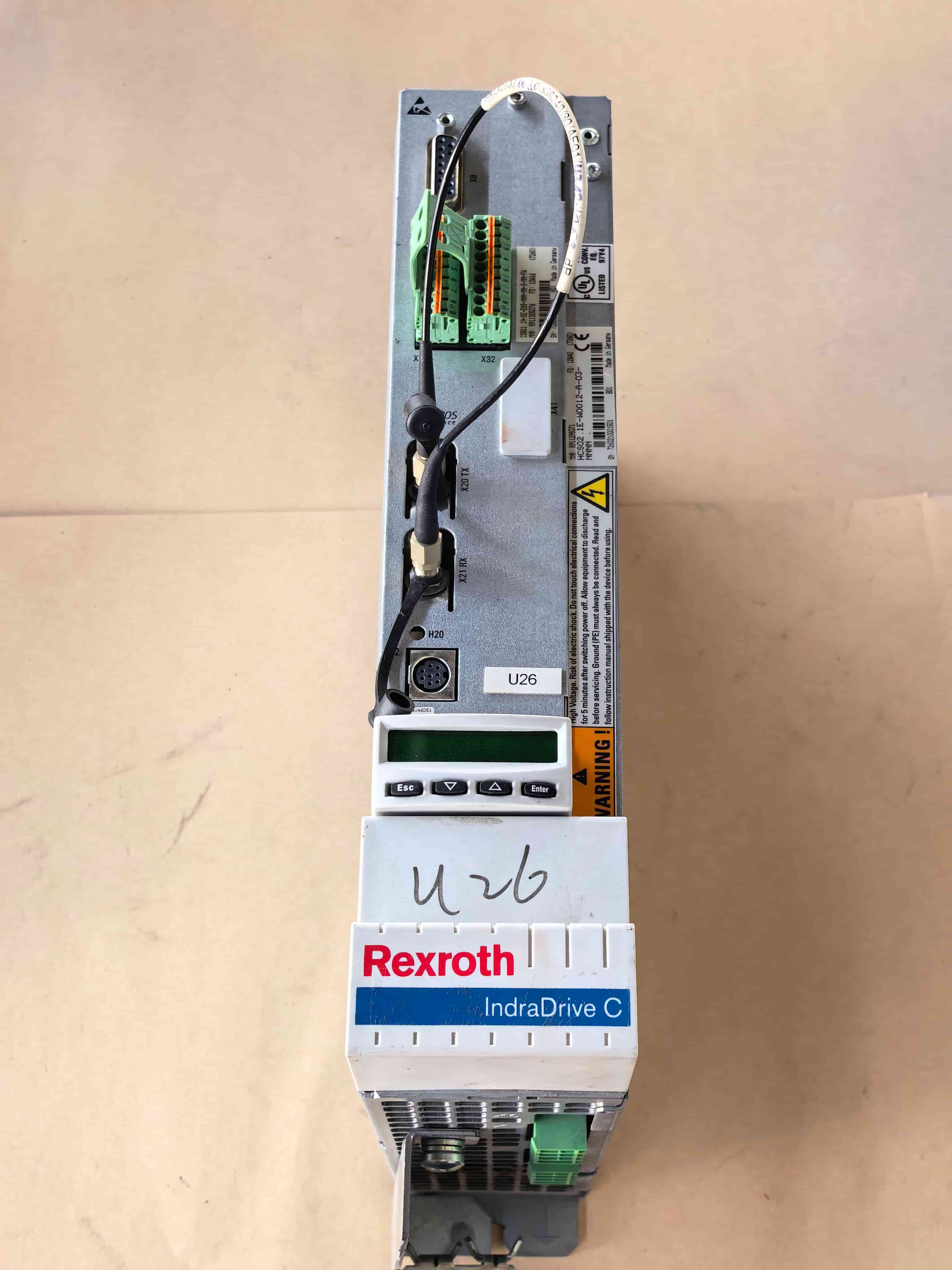 Splinterny original Bosch Rexroth servodrev HCS02.1E-W0012-A-03-NNNN servomotor Hurtig levering