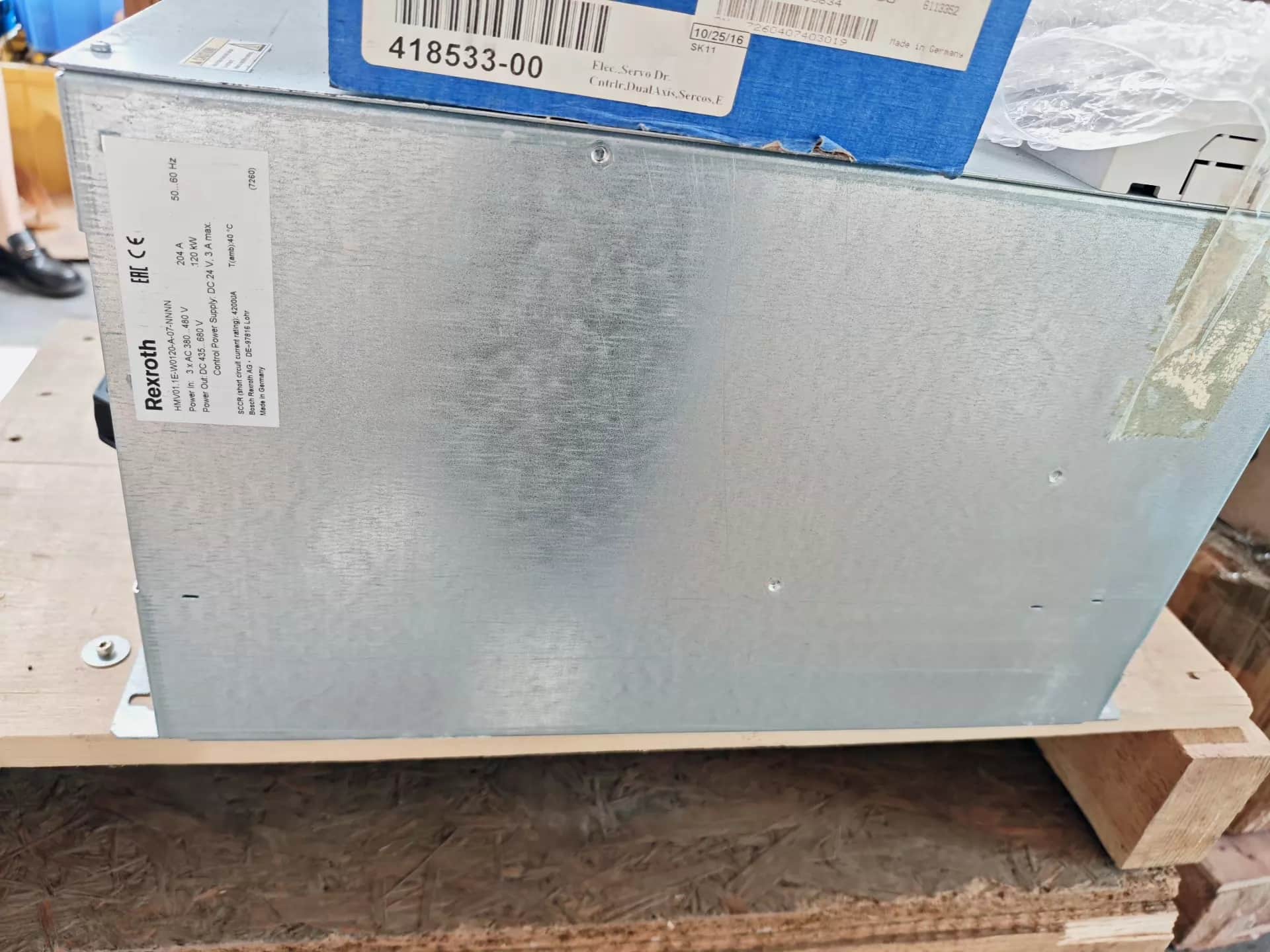 Splinterny original Bosch Rexroth servodrev HLB01.1E-W0120-07-NNNN Servomotor Hurtig levering