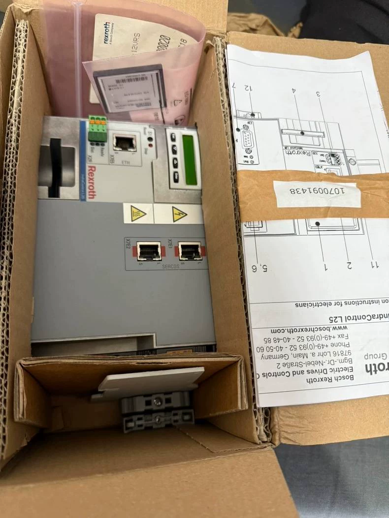 Splinterny original Bosch Rexroth Servo-drev PLC Mobule PLC-controller CML25.1-3N-400-NNC1-NW Servomotor Hurtig levering
