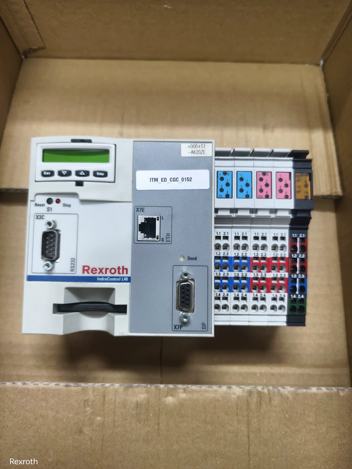 Splinterny original Bosch Rexroth Servo-drev PLC Mobule PLC-controller CML40.2-NP-330-NA-NNNN Servomotor Hurtig levering
