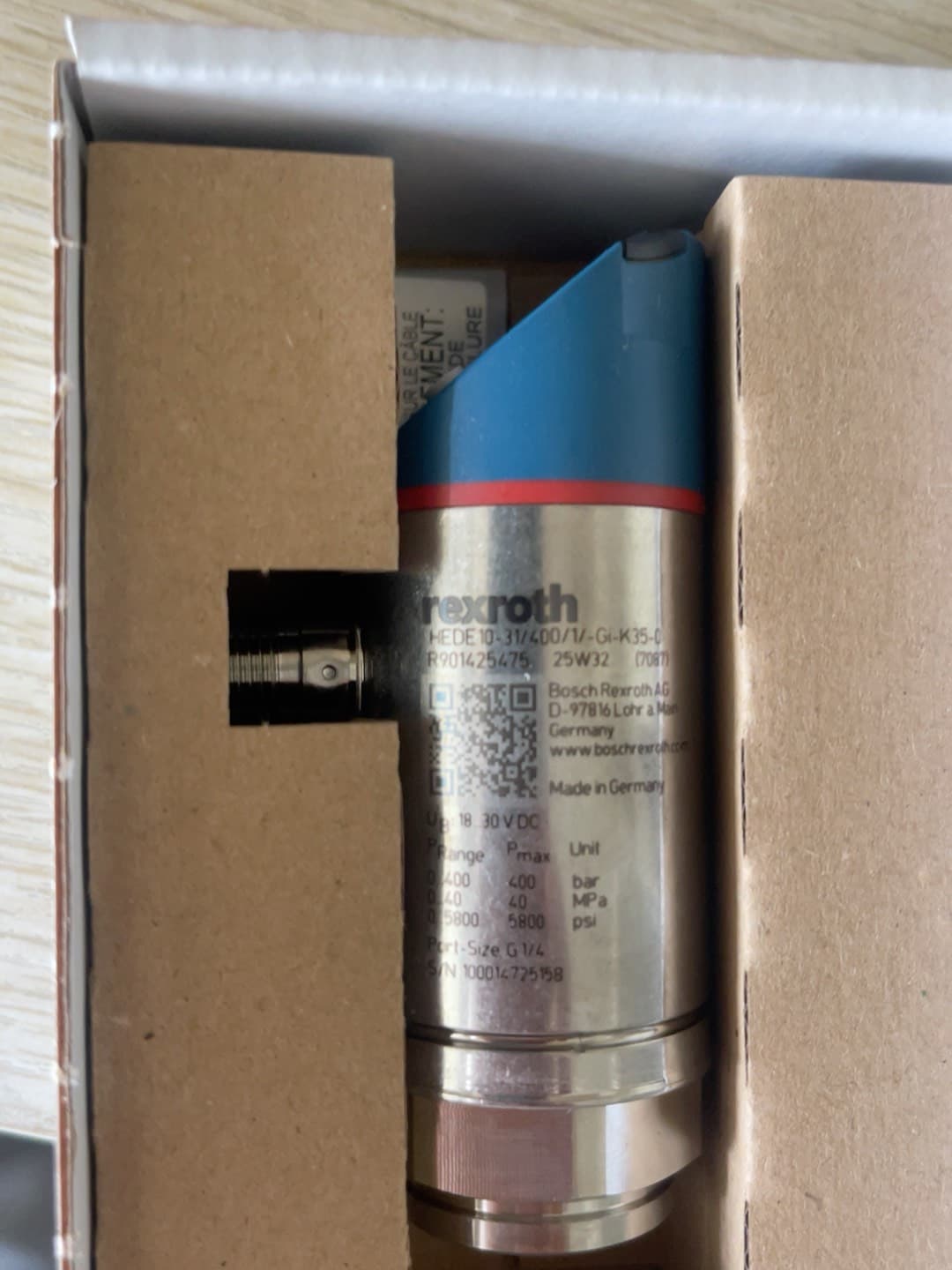 Helt ny original Bosch Rexroth servomotor Tryksensor HEDE10-3X/400/1/-GI-K35-0 servomotor Hurtig levering