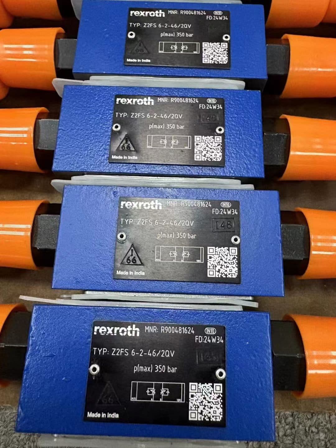 Splinterny original Bosch Rexroth Servo-drev Proportionalventil 4WRZE16W9-150-7X/6EG24N9ETK31/F1D3M Servomotor Hurtig levering
